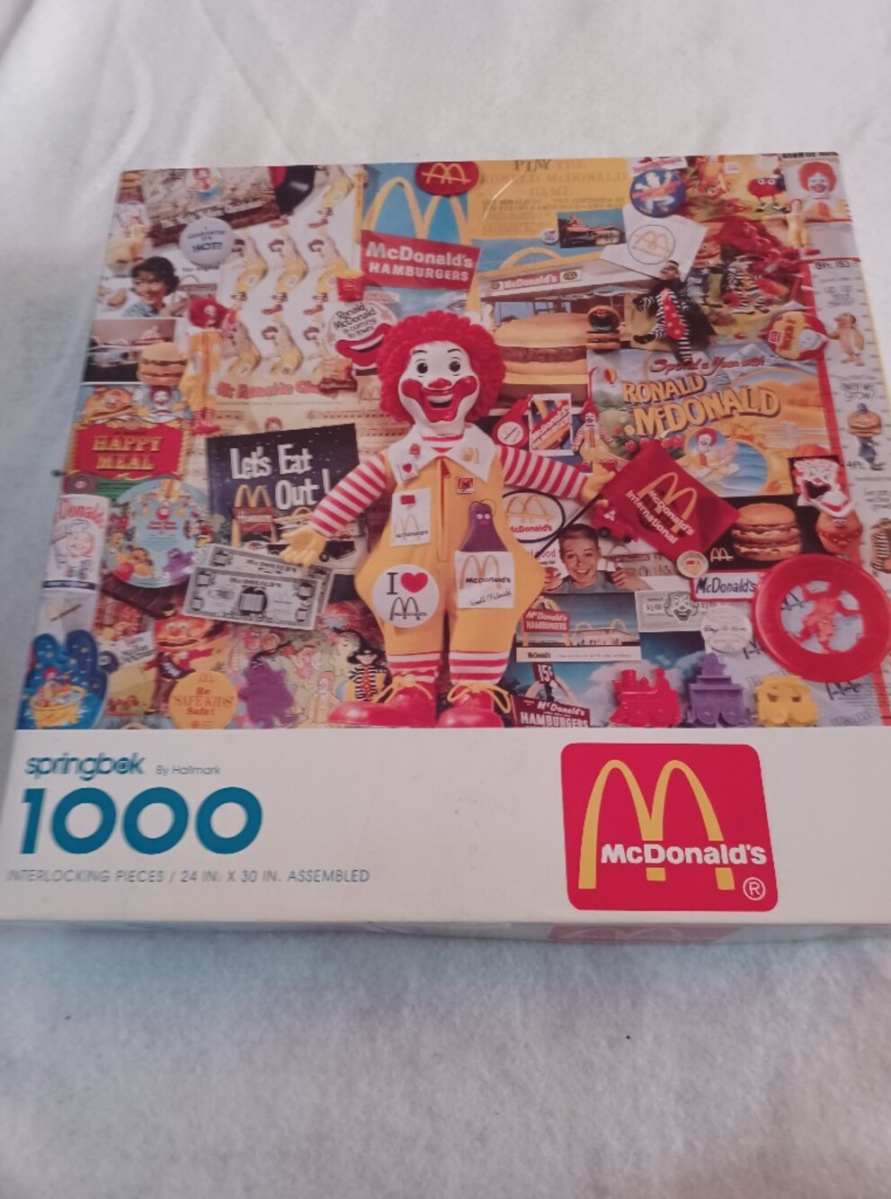McDonald's Ronald McDonald Collectible Puzzle - Yellow & Red